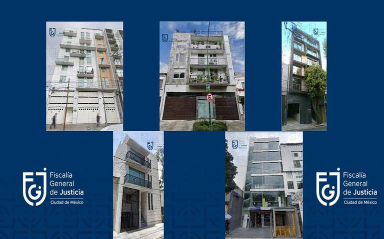 La Fiscalía de la CDMX catea 9 propiedades ligadas al cártel inmobiliario