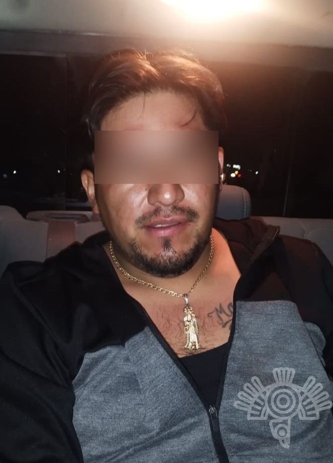 En Huehuetlán, Policía Estatal detiene a hombre por portación ilegal de arma