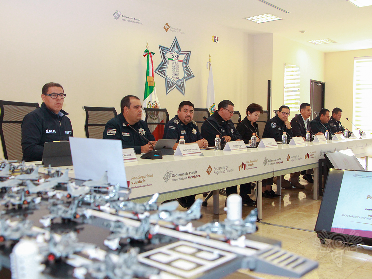 Incidencia delictiva en Puebla sigue a la baja: SSP