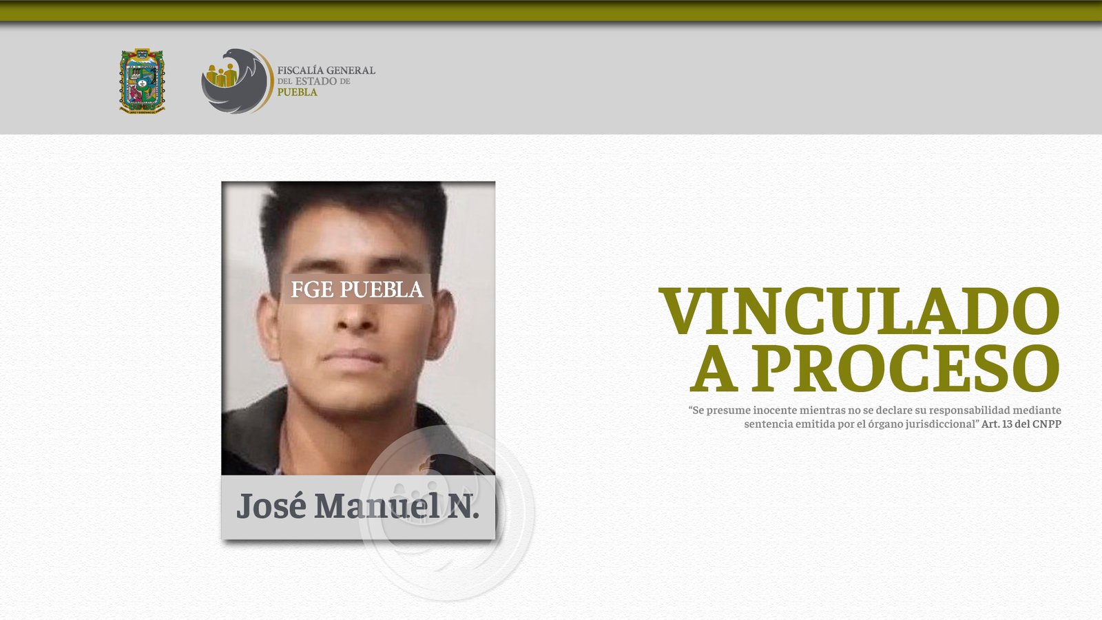 Vinculado a proceso por disparar contra un hombre en Xiutetelco