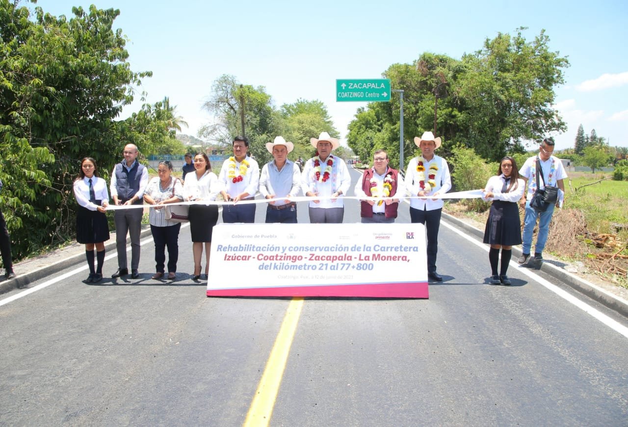 Impulsa Sergio Salomón desarrollo en la Mixteca: inaugura obras carreteras por más de 135 mdp