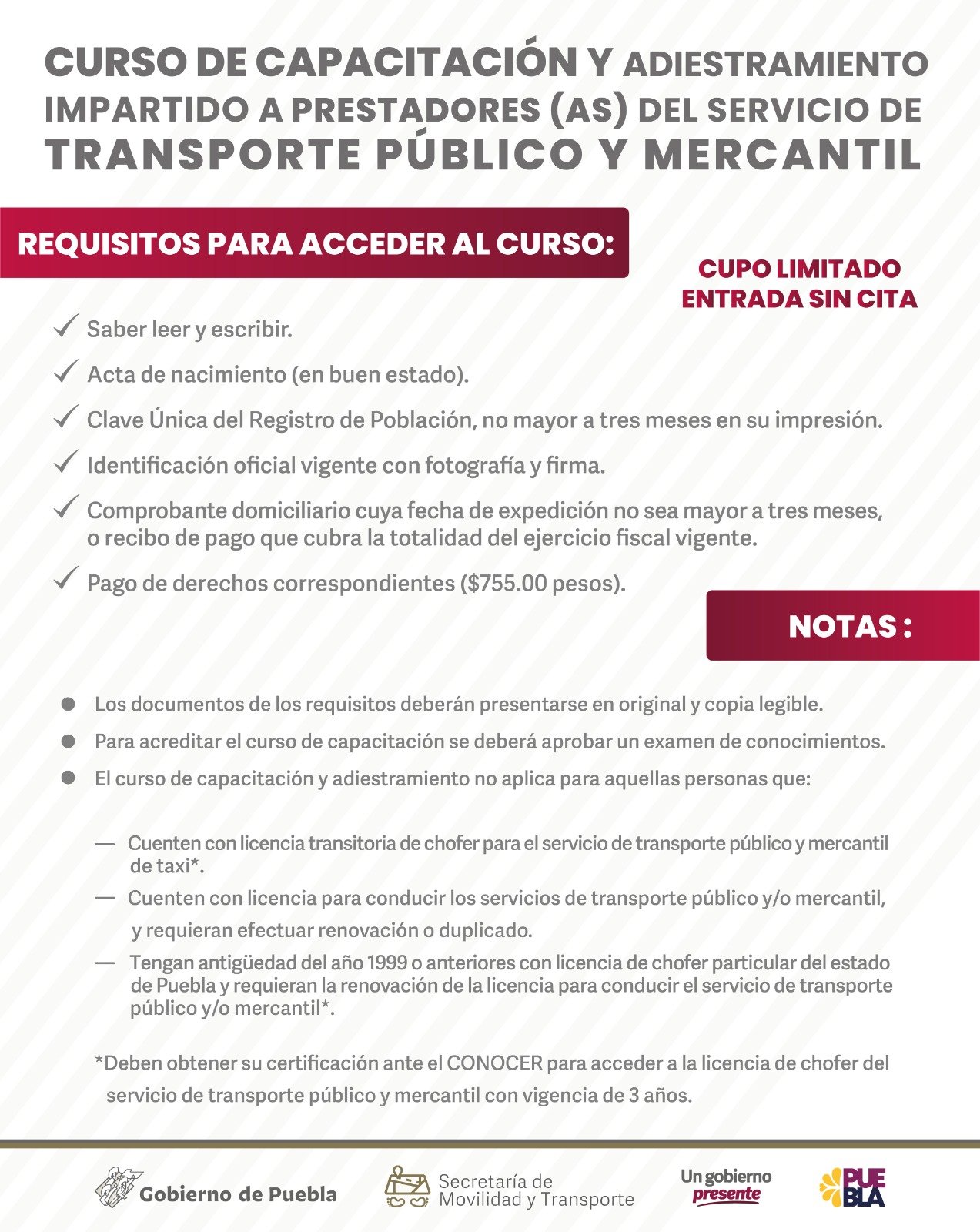 Facilita SMT curso de capacitación para trámite de licencias de transporte público