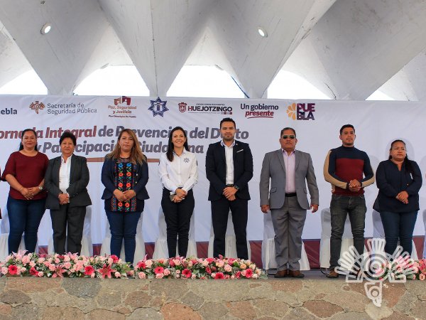 Con Jornada de Prevención del Delito, SSP fomenta la participación ciudadana en Huejotzingo
