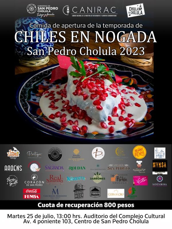 PAOLA ANGON Y CANIRAC PRESENTAN LA COMIDA DE INICIO DE TEMPORADA DE CHILES EN NOGADA