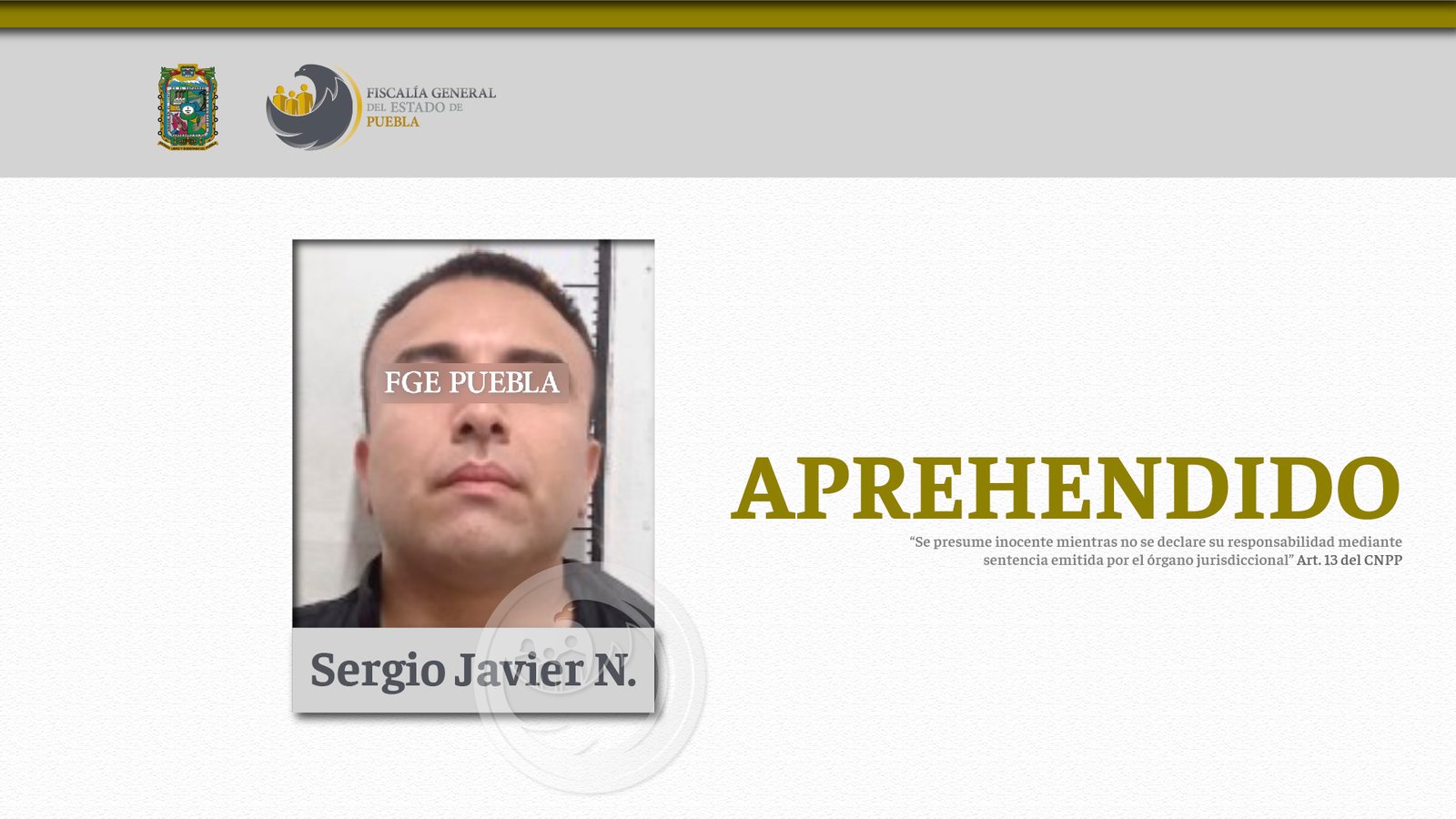 FGE aprehendió en Colima a presunto partícipe en el delito de secuestro
