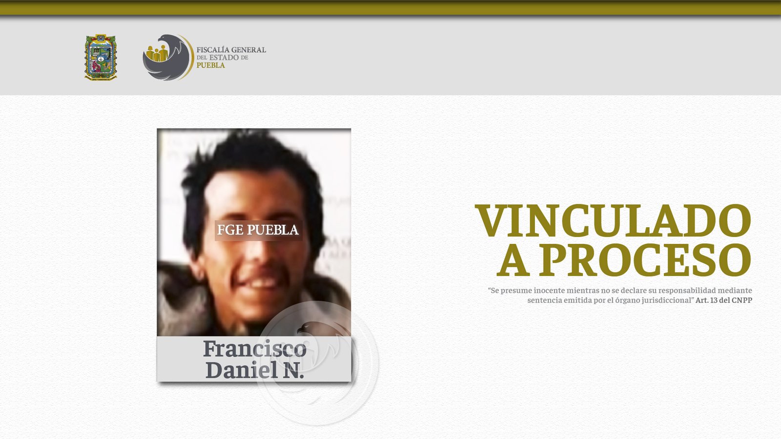 Por robo en la capital poblana fue vinculado a proceso