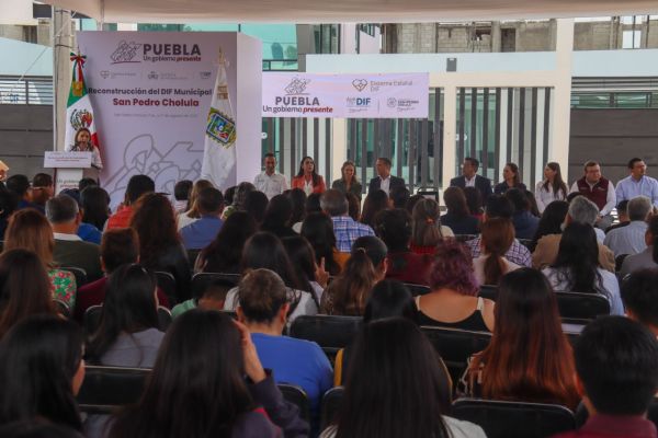 GOBIERNO DE PUEBLA Y MUNICIPIO DE SAN PEDRO CHOLULA HACEN EQUIPO POR EL BIENESTAR DE LAS FAMILIAS