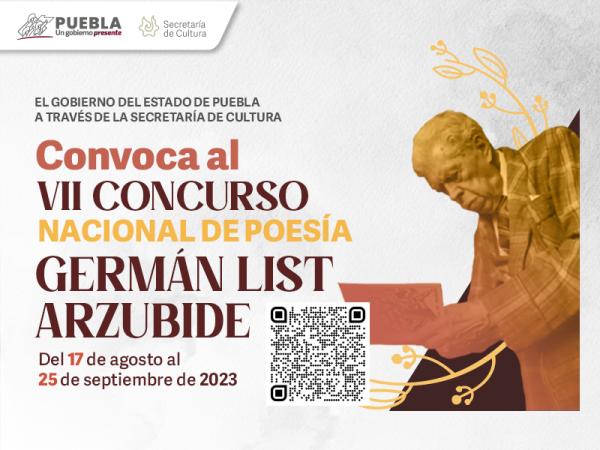 Emite gobierno de Puebla convocatoria para concurso nacional de poesía