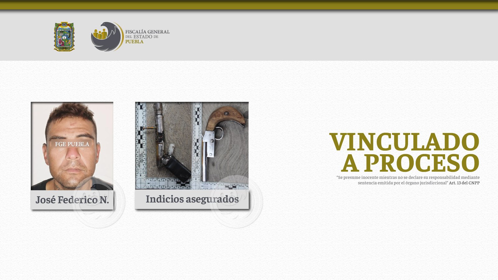 Vinculado a proceso por tentativa de homicidio de un policía de Tehuacán