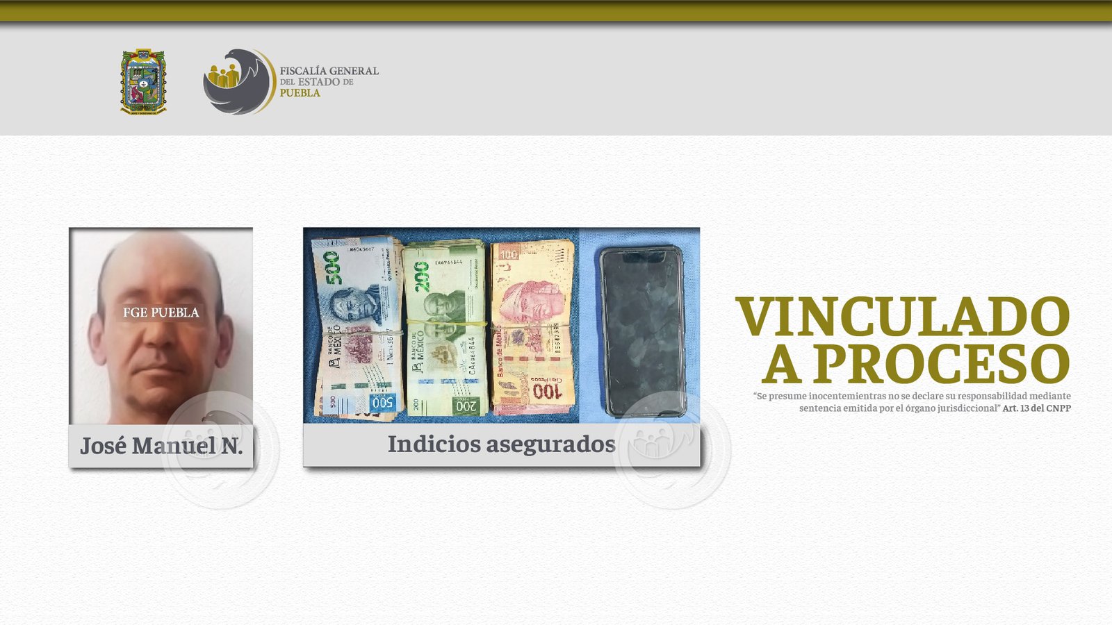 Detenido presunto responsable de extorsionar a su tía en Tehuacán