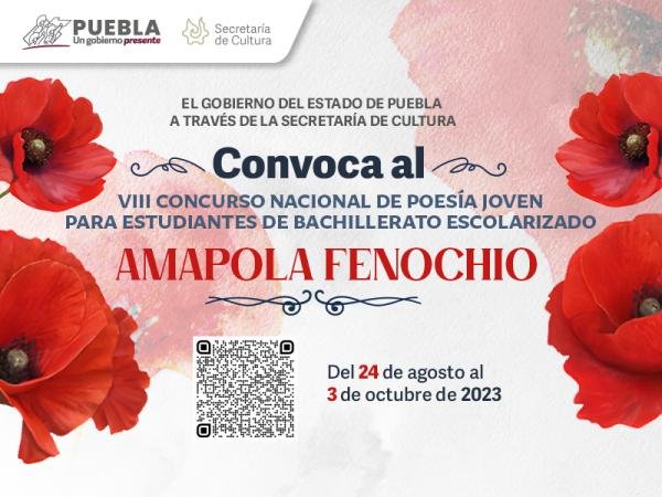 Emite gobierno de Puebla concurso de poesía para estudiantes de bachillerato