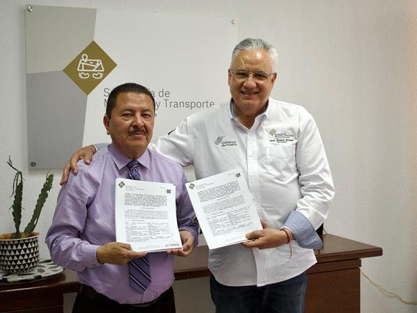 Signan gobiernos de Puebla y Tlaxcala convenio en materia de transporte público y movilidad