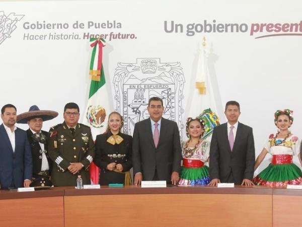 Refrendarán Fiestas Patrias en Puebla unidad y orgullo de ser mexicanas y mexicanos: Sergio Salomón