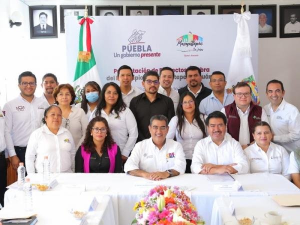 Gobierno de Sergio Salomón trabaja coordinadamente con alcaldes de toda la entidad