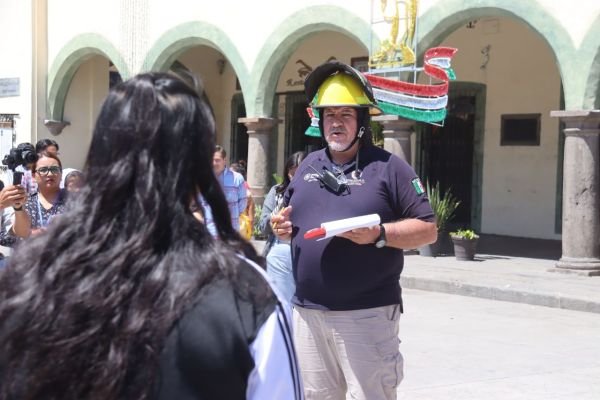 GOBIERNO DE SAN PEDRO CHOLULA SE SUMA AL PRIMER SIMULACRO ESTATAL DEL SISMO