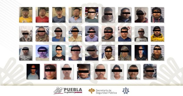 En los últimos 15 días, SSP detiene a 37 probables delincuentes