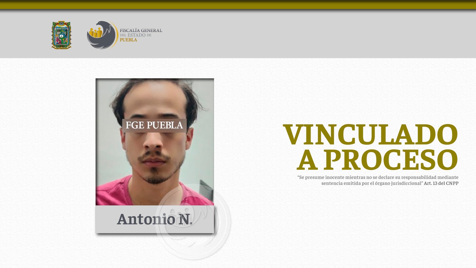 Fiscalía Puebla obtuvo vinculación a proceso por feminicidio de Aline R.