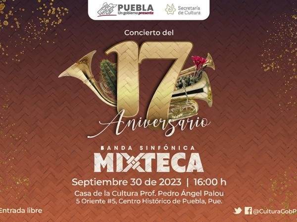 Con concierto, Banda Sinfónica Mixteca festejará 17 aniversario: Cultura