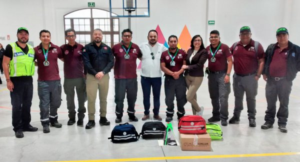 Ganan paramédicos de SUMA Puebla tercer lugar nacional en “Rally Prehospitalario”