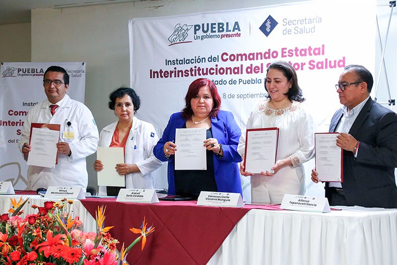 Encabeza gobierno estatal instalación de Comando Estatal Interinstitucional del Sector Salud