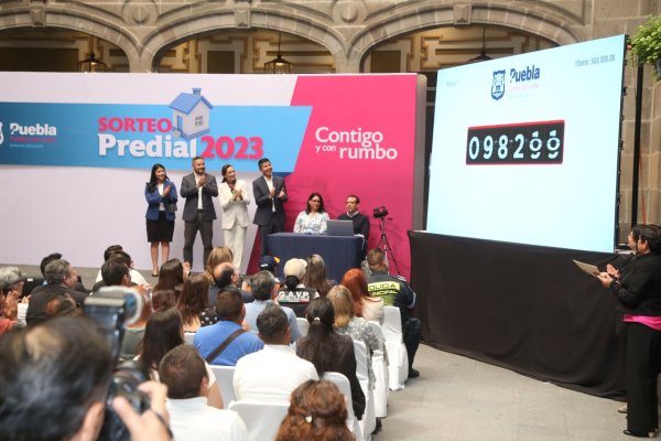 AYUNTAMIENTO DE PUEBLA PREMIA LA PARTICIPACIÓN CIUDADANA CON EL SORTEO PREDIAL 2023