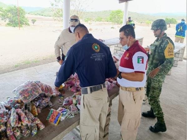Con operativos preventivos, gobierno estatal inhibe venta ilegal de pirotecnia