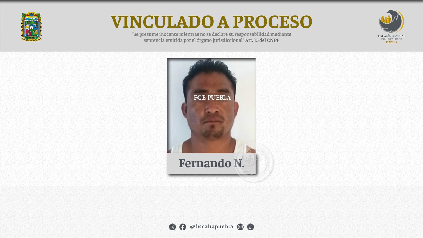 Vinculado a proceso por el homicidio de un hombre en Tepanco de López