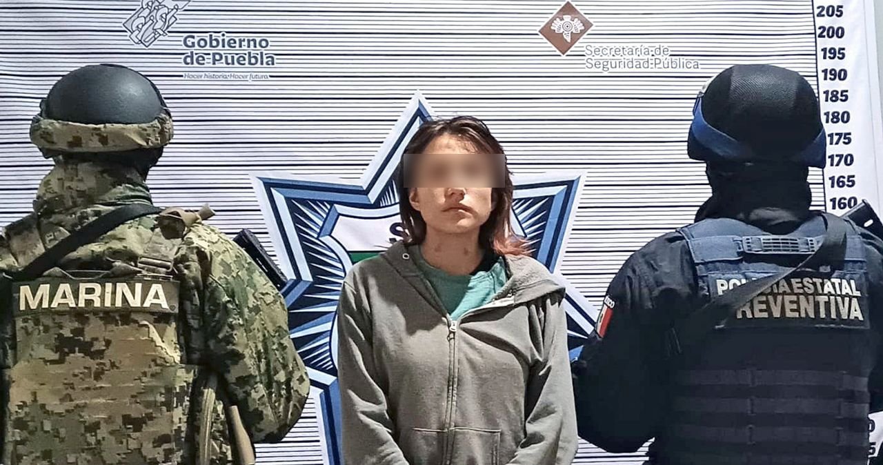 Detienen SSP y SEMAR a presunta narcomenudista del municipio de Puebla