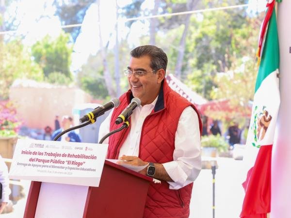 En Tehuacán, Sergio Salomón continúa con el fomento de la convivencia familiar en Puebla