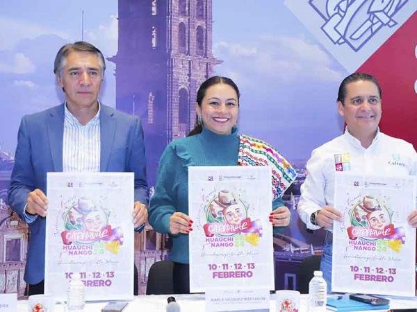 Invita Gobierno del Estado al Carnaval de Huauchinango
