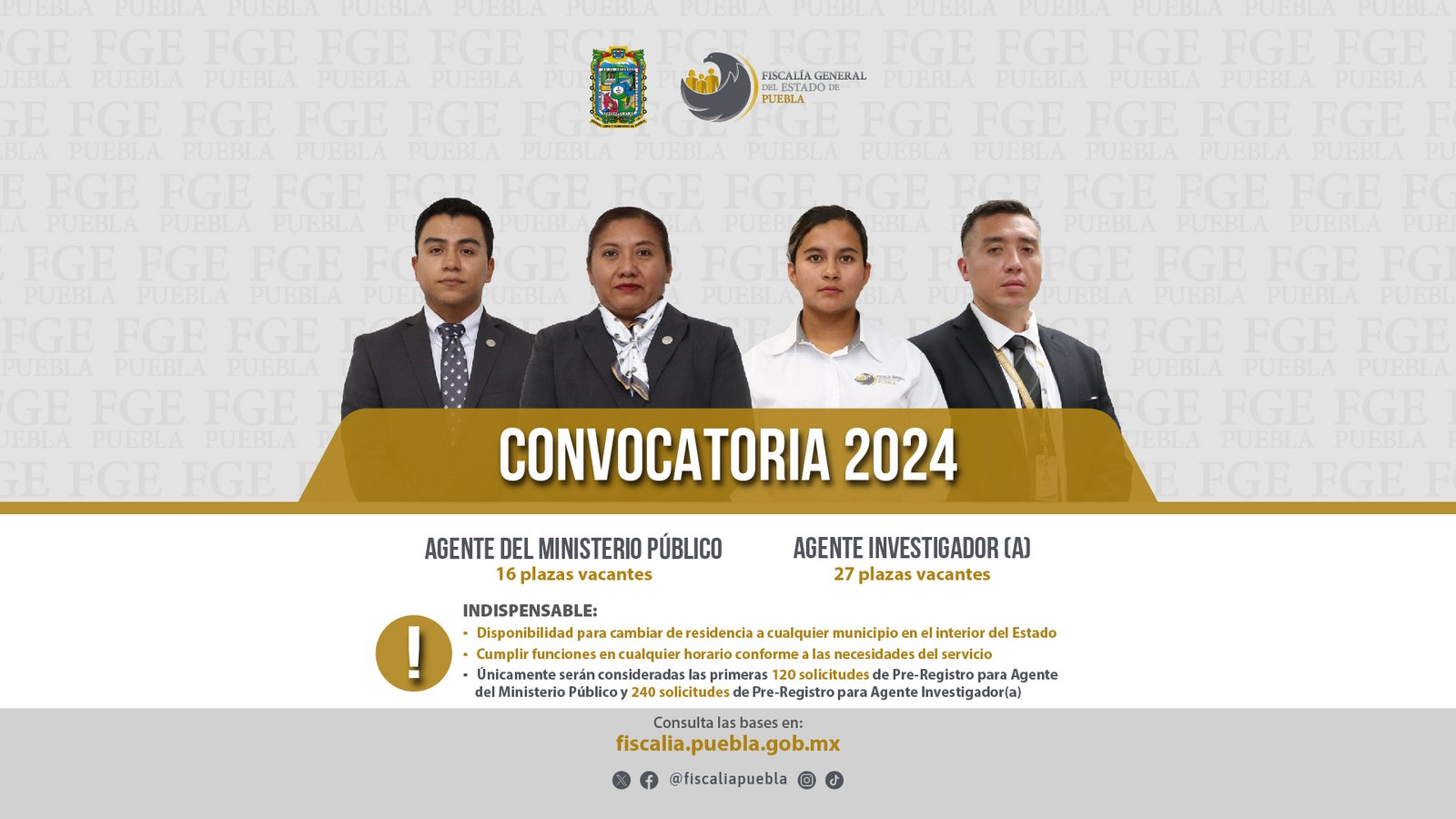 FGE convoca a participar en el proceso de reclutamiento 2024