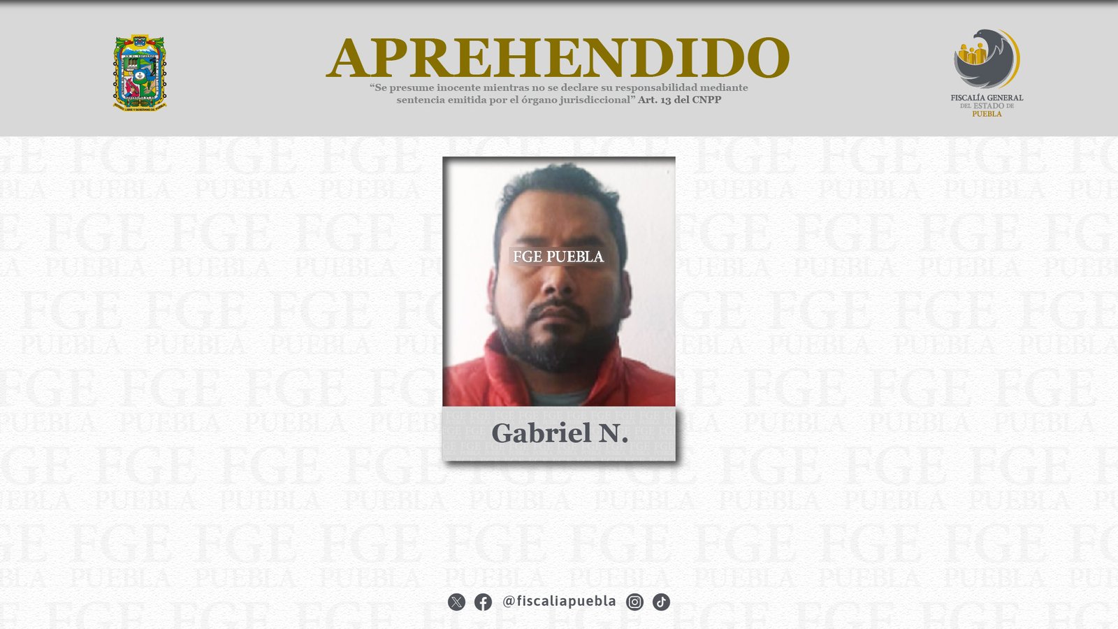 FGE aprehendió en Oaxaca a presunto secuestrador
