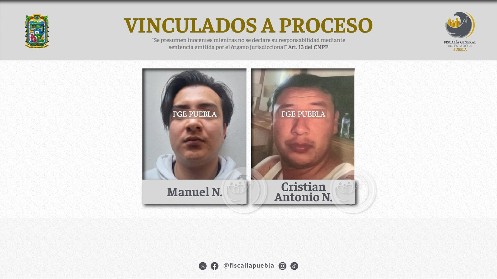 Vinculados a proceso presuntos responsables de estupro