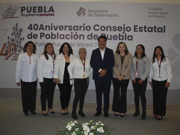 Conmemora Gobierno del Estado 40 aniversario de la creación del COESPO