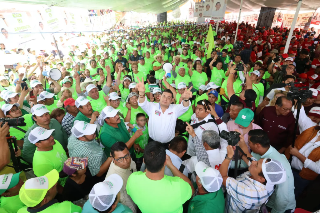6 mil localidades con obra comunitaria refrenda Armenta en Guadalupe Victoria