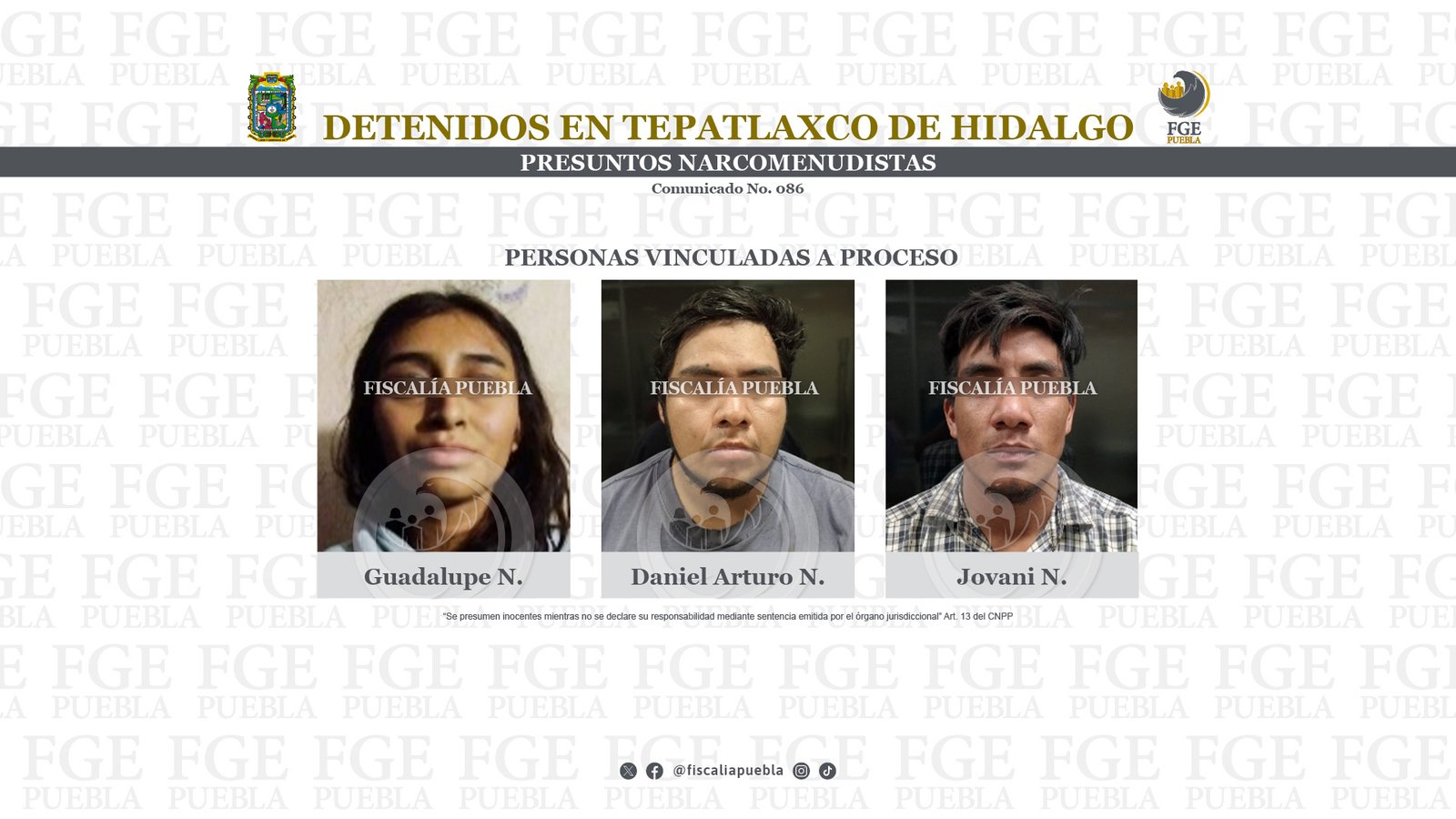 Detenidos en Tepatlaxco de Hidalgo presuntos narcomenudistas