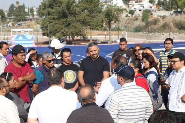 AVANZAN OBRAS DE REHABILITACIÓN EN LOS CAMPOS DEPORTIVOS TEXCOCO