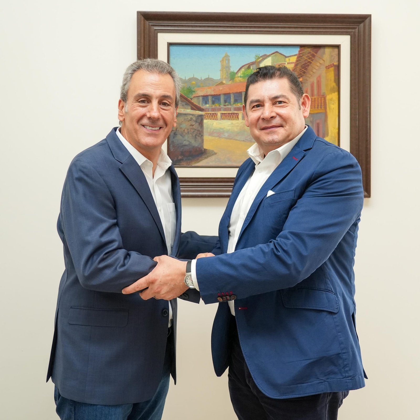 Alejandro Armenta y Pepe Chedraui analizan proyectos importantes para la capital