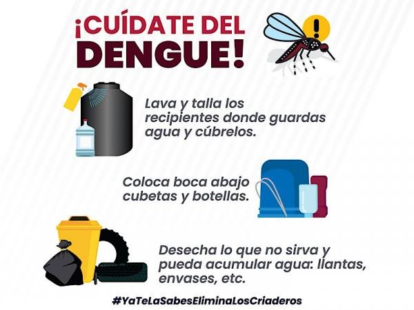 Atiende Salud a 14 personas hospitalizadas por dengue