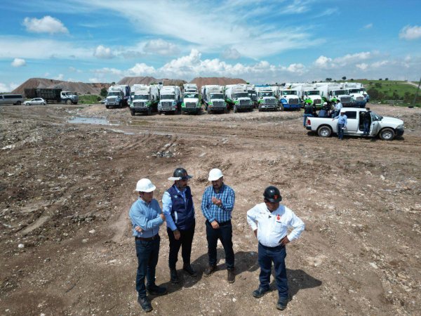 AYUNTAMIENTO DE PUEBLA SUPERVISA PROCESO DE DISPOSICIÓN FINAL EN EL RELLENO SANITARIO