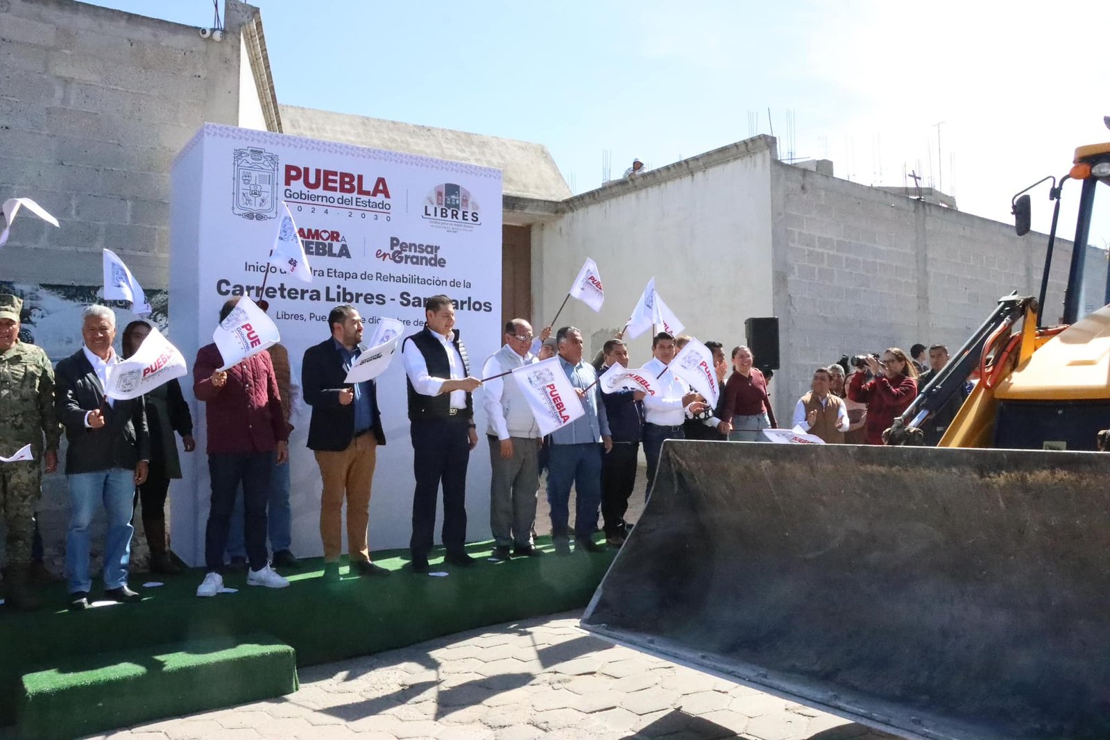 Desde el municipio de Libres, reafirmamos nuestro compromiso bajo la visión de nuestra presidenta, la Dra. Claudia Sheinbaum Pardo, con acciones para transformar nuestro estado: