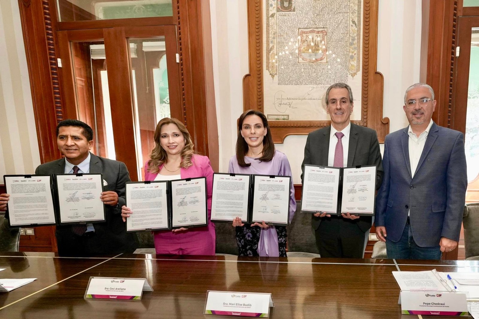 Celebramos la Firma de Convenio de Colaboración con el Sistema Estatal DIF de Puebla para fortalecer el Programa de Alimentación Escolar