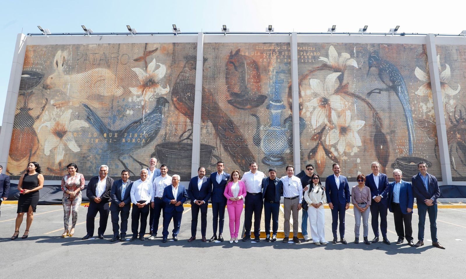 Mural monumental “Polinización”, crea sentido de comunidad
