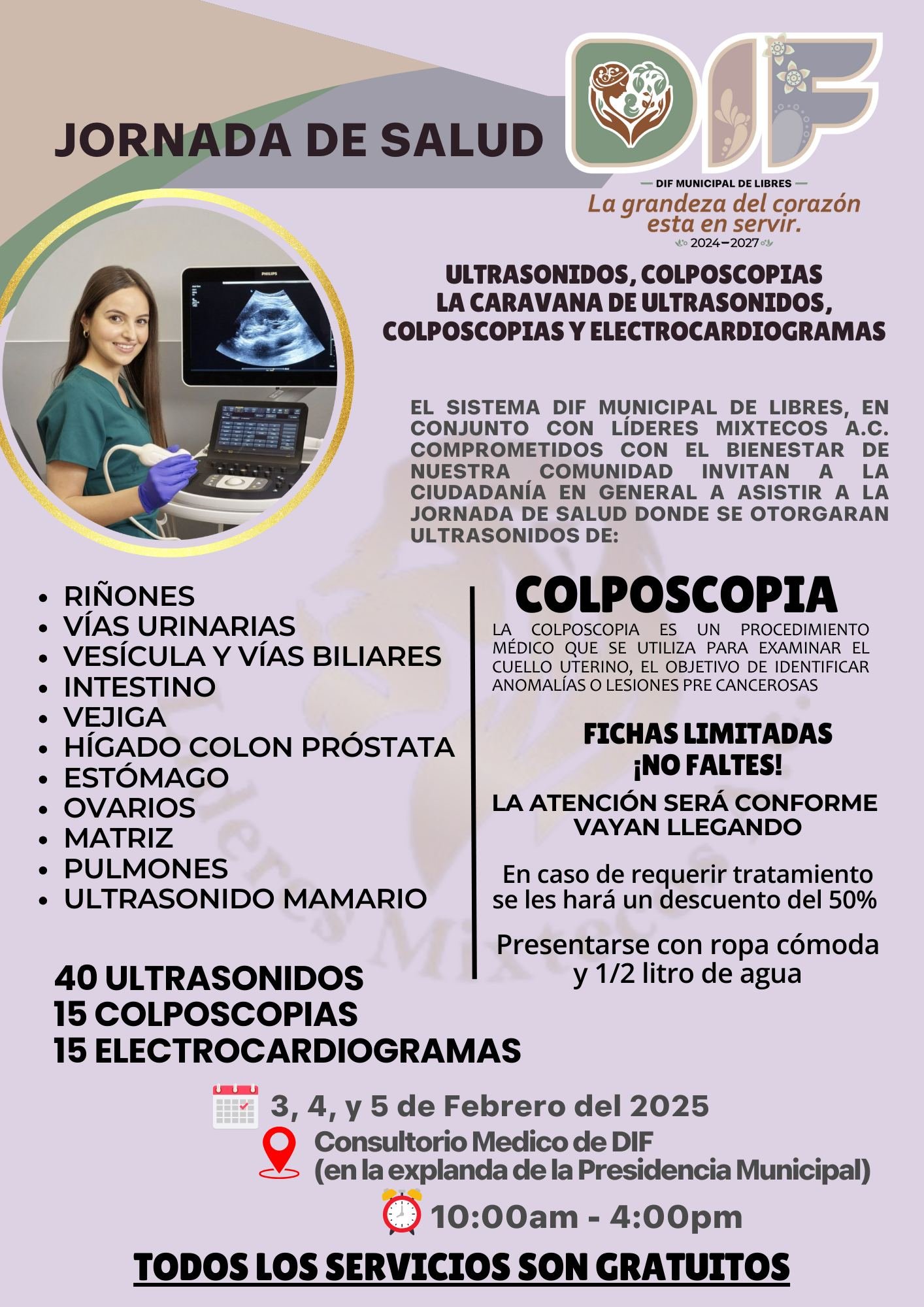 Convocatoria a Jornada de Salud Gratuita