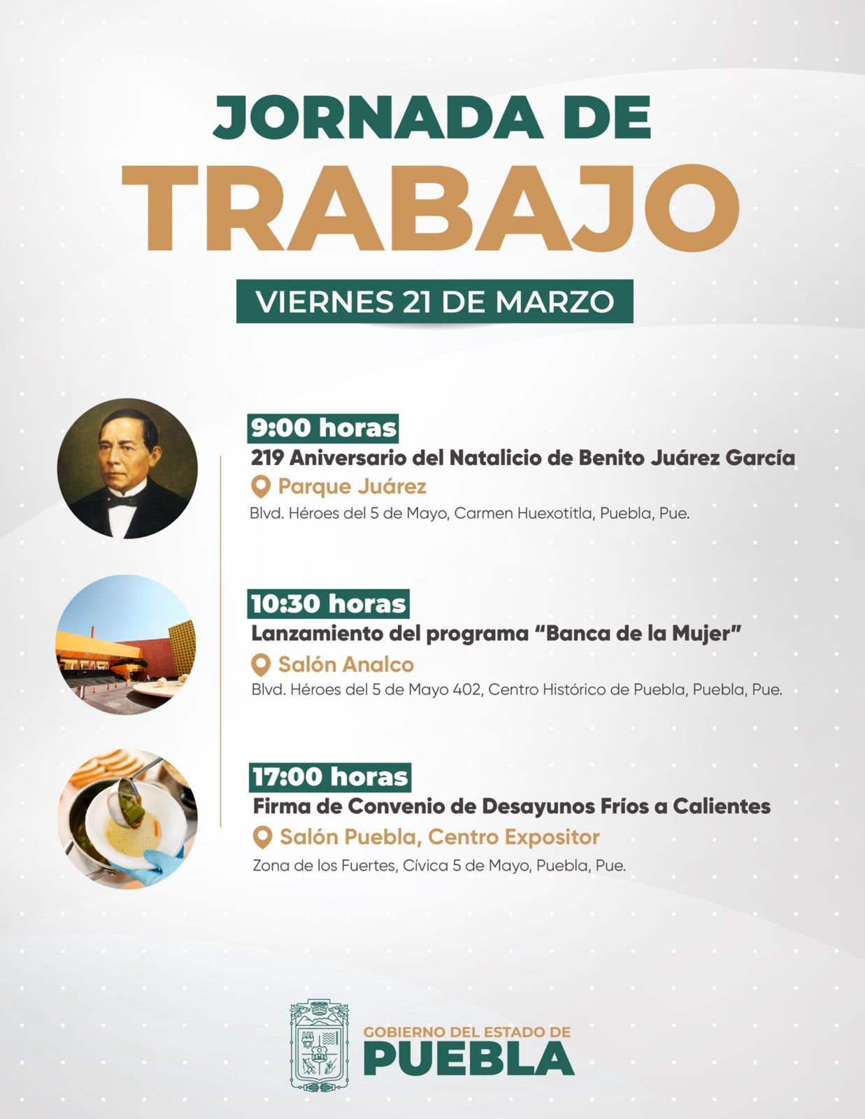 219 Aniversario del Natalicio de Benito Juárez García