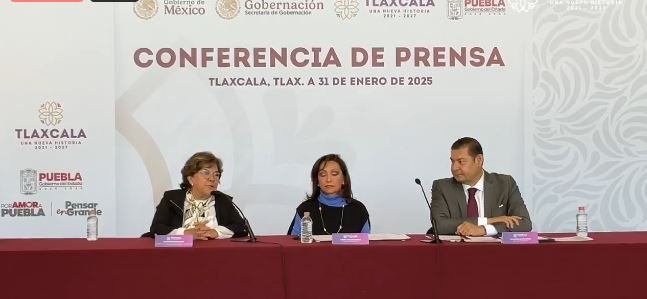 Nos encontramos en #Tlaxcala con la gobernadora Lorena Cuéllar en la firma del Convenio Marco de Coordinación y Colaboración para el Desarrollo de Áreas y Temas Comunes