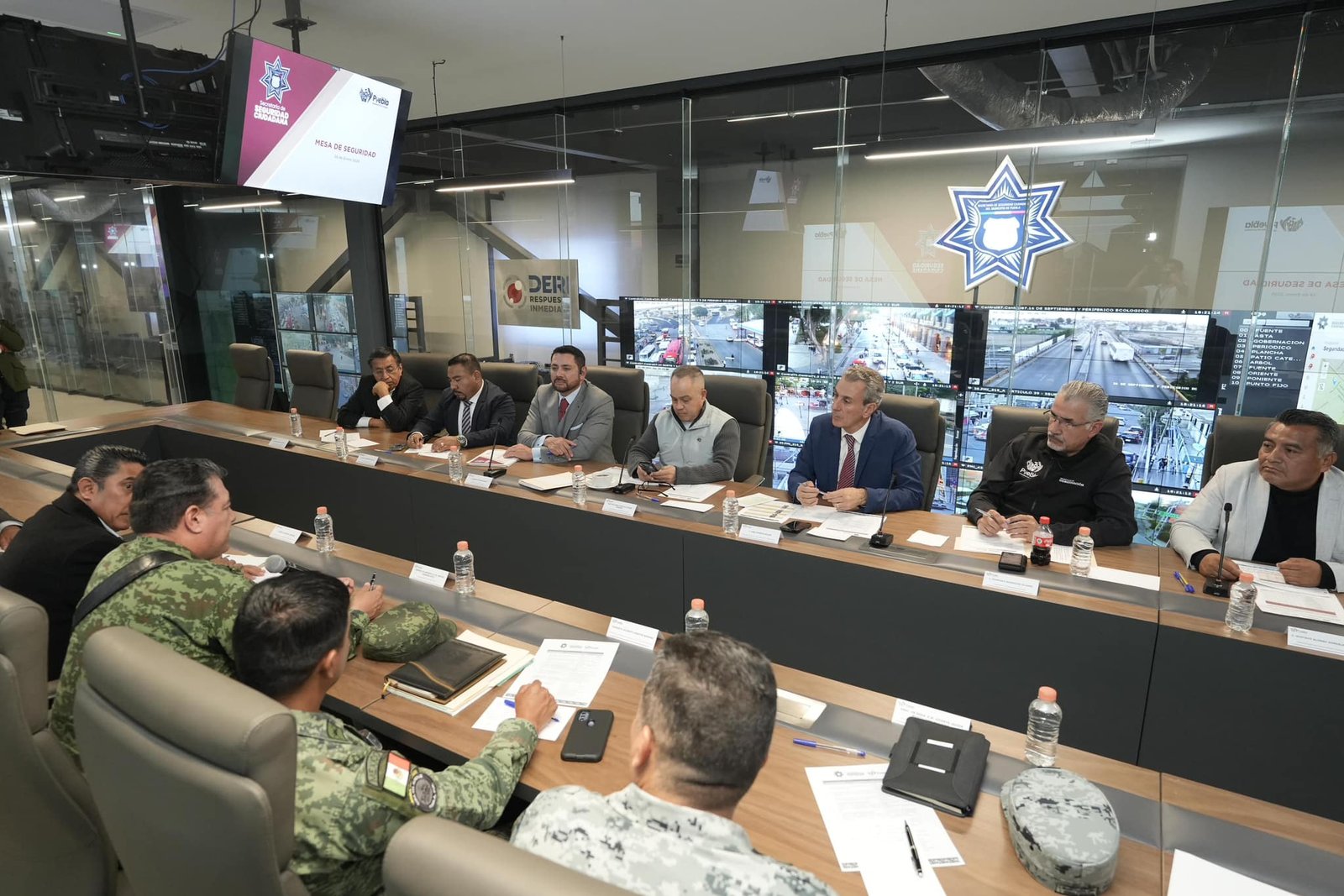 Sostuve una reunión de coordinación con la Mesa de Seguridad del Gobierno de la Ciudad.