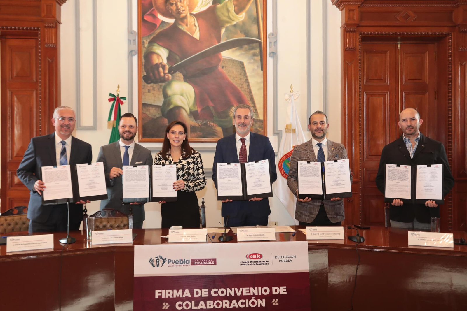 En el Gobierno de la Ciudad celebramos la firma de Convenio de Colaboración con la Cámara Mexicana de la Industria de la Construcción.
