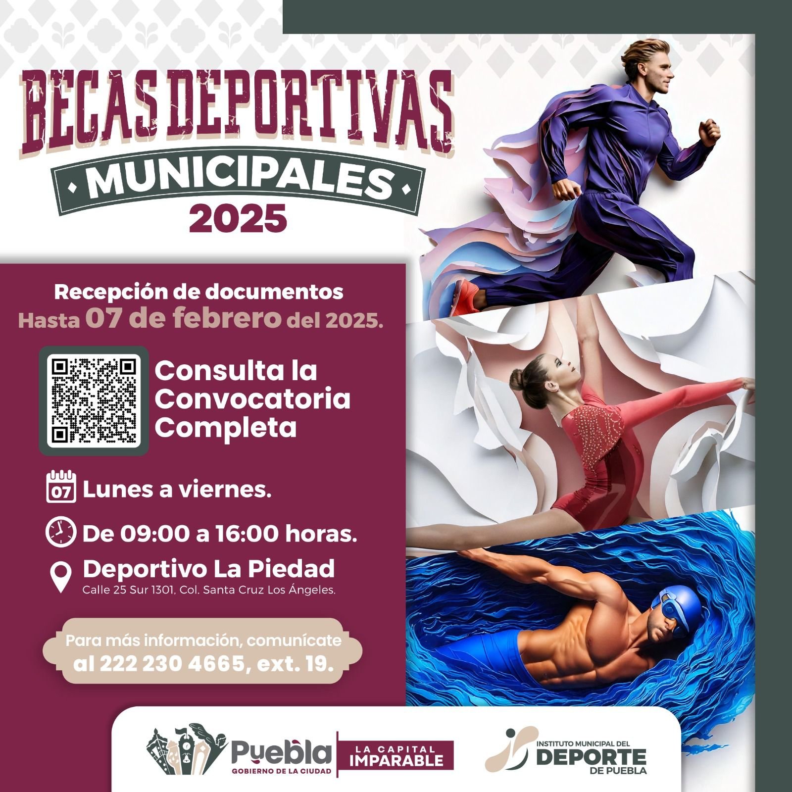 Con las Becas Deportivas Municipales, en #LaCapitalImparable.