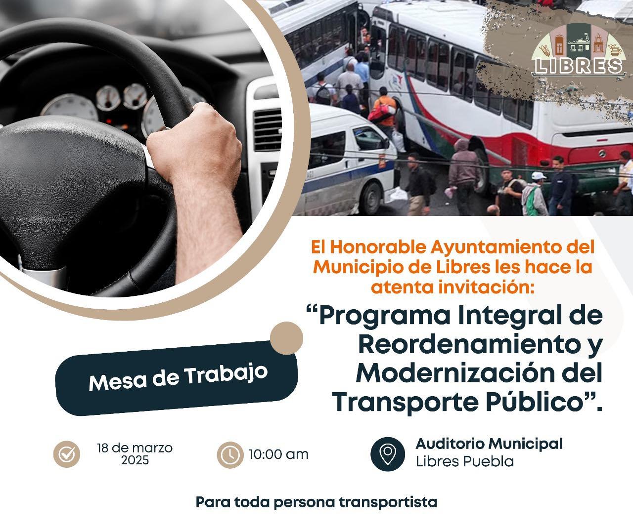 ¡Transportistas de Libres!